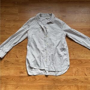 MADEWELL Striped Button Down Shirt